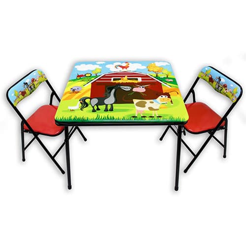 GENER8 Barnyard Table & Chairs Red Boscov's