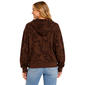 Juniors No Comment Oversized Camo Fleece Hoodie - image 3