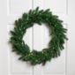 Northlight 24in. Pre-Lit Lush Pine Christmas Wreath - image 1