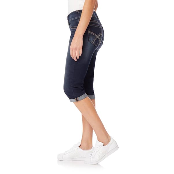 Juniors Wallflower Luscious Curvy Rolled Capri Jeans