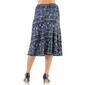 Womens 24/7 Comfort Apparel Abstract Knee Length Skirt - image 3