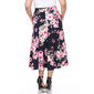 Plus Size White Mark Tasmin Floral Flare Midi Skirt - image 2