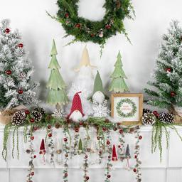 Northlight Seasonal Gnomes Christmas Ornaments - Set of 6