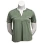 Womens Architect® Short Sleeve Knit Flap Pocket Tee - image 5