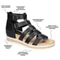 Womens Easy Street Simone Gladiator Platform Wedge Sandals - image 8