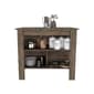 FM FURNITURE Brooklyn Wooden Kitchen Island - image 3