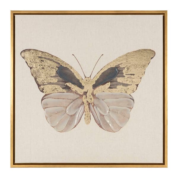 Artisan Home Sepia Butterfly Canvas Wall Decor