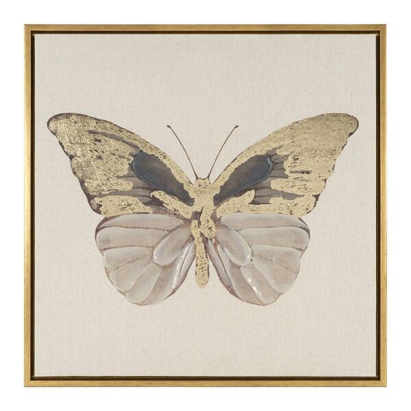 Artisan Home Sepia Butterfly Canvas Wall Decor - image 