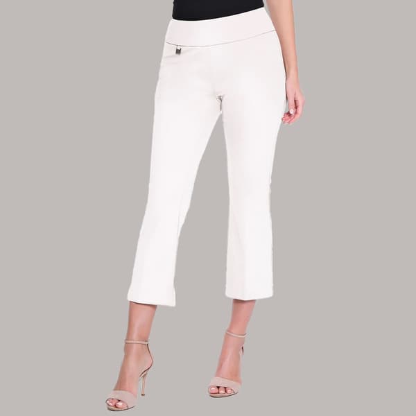 Petite Multiples Pull-On Flare Cropped Pants - image 