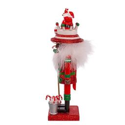 Kurt S. Adler 10-Inch Hollywood Black Nutcracker w/ Santa Hat