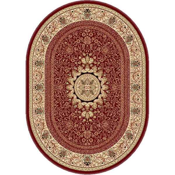 Tayse Sensation Jayden Oval Area Rug - Red - image 