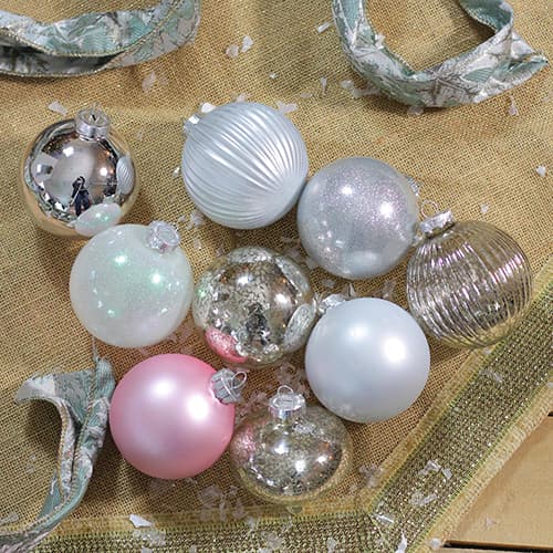 Northlight 9ct. Glass Ball and Onion Christmas Ornament Set