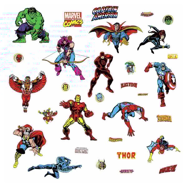 RoomMates(R) Marvel Classics Peel &amp; Stick Wall Decals