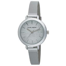 Womens Laura Ashley(R) Glitz Sparkle Dial  Watch - LA31069SS
