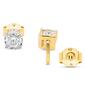 Nova Star&#174; Yellow Gold 1/2ctw. Lab Grown Diamond Stud Earrings - image 2