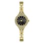 Womens Ellen Tracy Milgrain Mini Bracelet Watch - ET5459GD - image 1