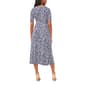 Womens MSK Elbow Sleeve Print ITY Three Ring Midi Dress - image 2