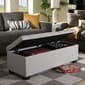 Baxton Studio Roanoke Modern & Contemporary Storage Ottoman - image 2