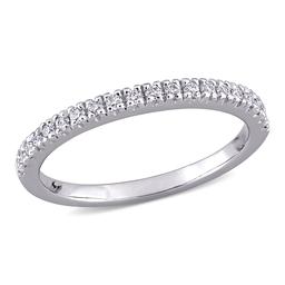 Gemstone Classics(tm) 10kt. White Gold 1/5ctw. Moissanite Band