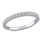 Gemstone Classics(tm) 10kt. White Gold 1/5ctw. Moissanite Band - image 1
