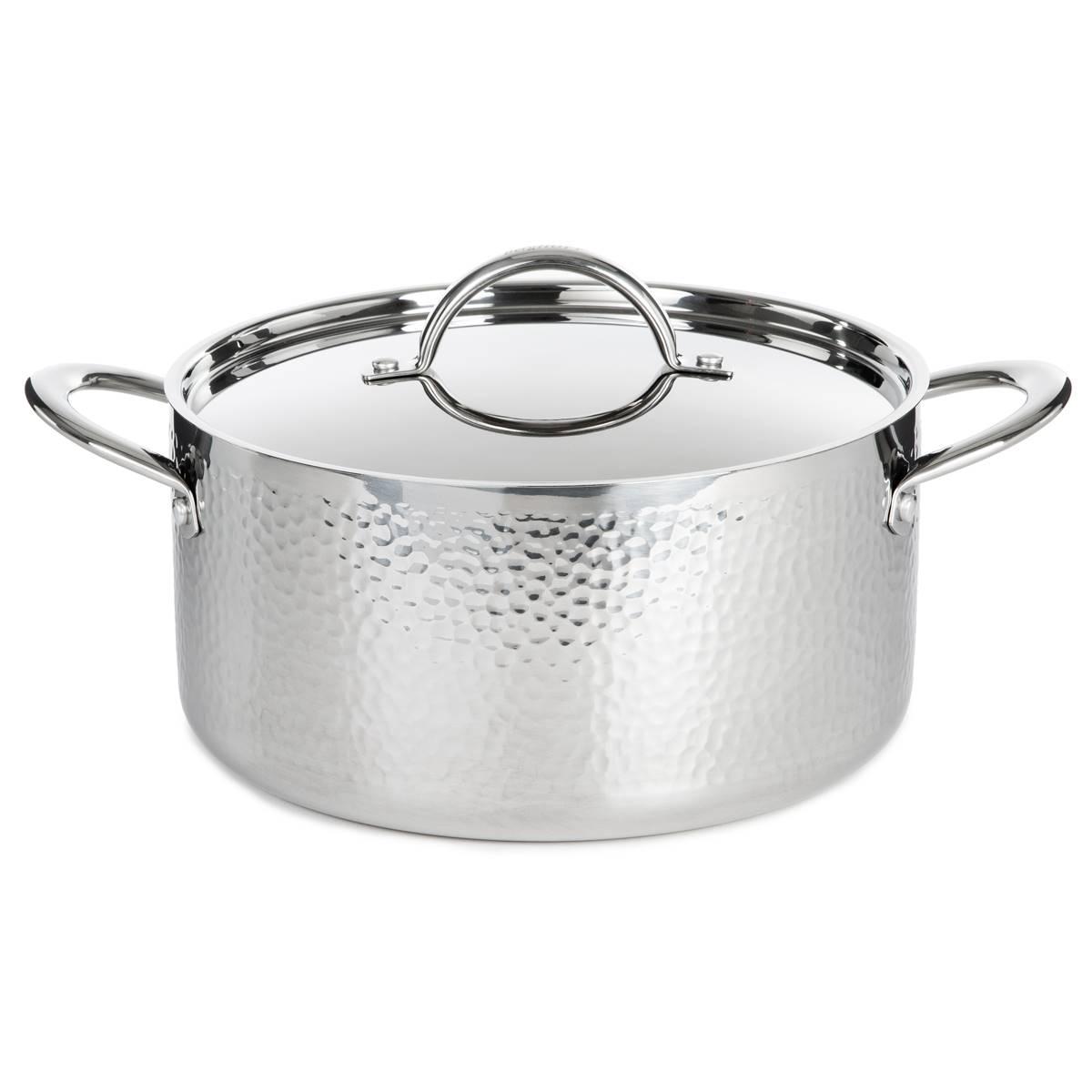 BergHOFF Vintage Tri-Ply Stainless Steel 10pc. Cookware Set