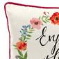 Jordan Manufacturing Little Things Wreath Outdoor Throw Pillow - image 3