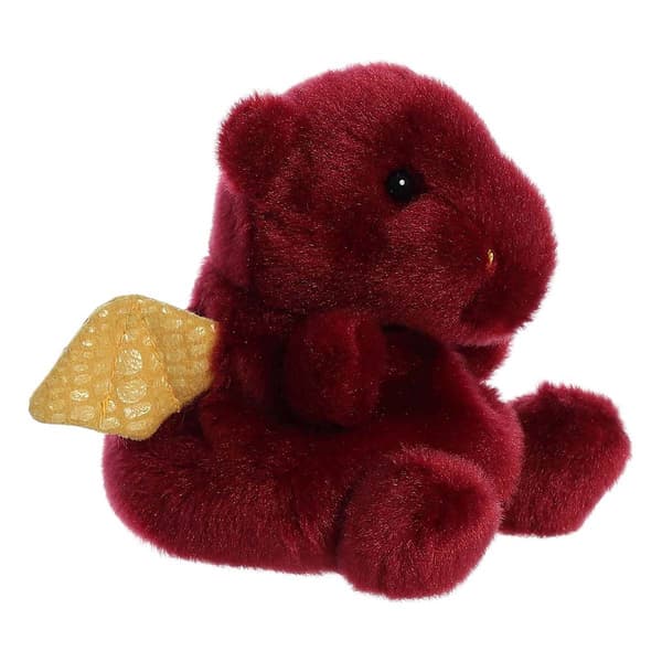 Palm Pals&#8482; 4in. Red Aidan Dragon&#8482; Eco Friendly Plush Beanie