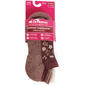 Womens Dr.Motion 2pk Floral Solid Low Cut Socks - image 1