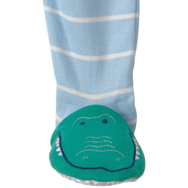 Baby Boy (12-24M) Carter''s Alligator Striped Snug Fit Pajamas