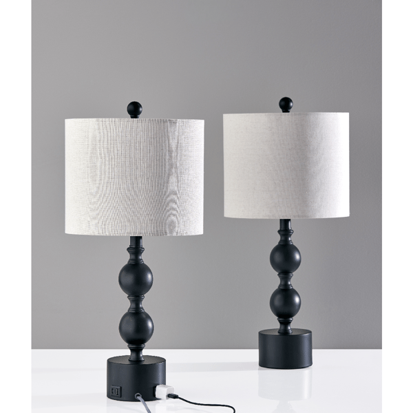 Simplee Adesso Julius 2pc. Table Lamp Set