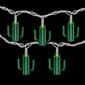 Northlight Seasonal 6ft. Green Cactus Patio Light Set - image 3