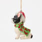 Jim Shore Christmas Frenchie Dog - image 4