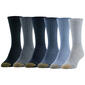 Womens Gold Toe&#40;R&#41; 6pk. Extended Ribbed Crew Socks - image 1