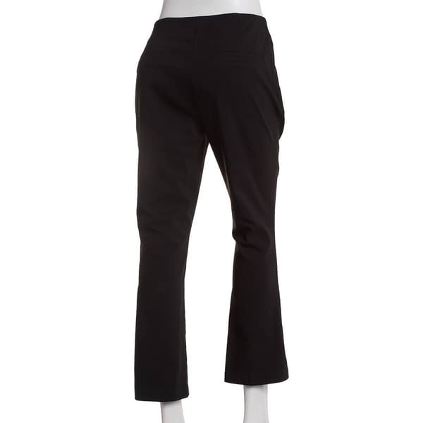 Womens Zac & Rachel Two Button Crop Ankle Pants