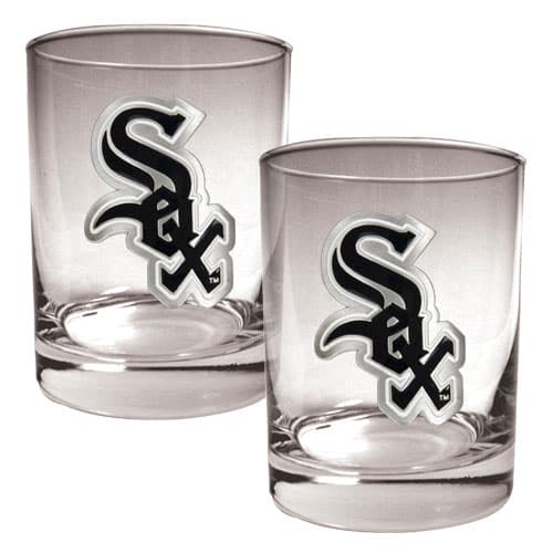 MLB Chicago White Sox 2pc. Rocks Glass Set - image 