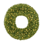 Puleo International 60in. Pre-Lit Warm White Utah Spruce Wreath - image 1