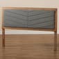 Baxton Studio Iden Moder Dark Grey Fabric Queen Size Headboard - image 5