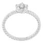 Eternal Promise&#8482; 10kt. White Gold Diamond Cluster Ring - image 2