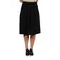 Plus Size 24/7 Comfort Apparel Classic Knee Length Skirt - image 2