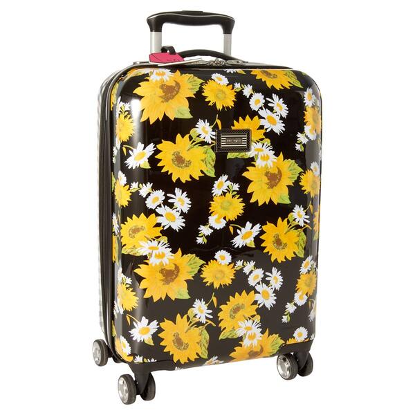 Betsey Johnson 30in. Sunflower Hardside Spinner - image 