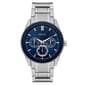 Mens RELIC by Fossil Silver-Tone Blue Sunray Dial Watch - ZR77344 - image 1