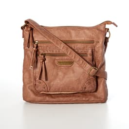 Stone Mountain Double Washed Embossed Bucket Crossbody