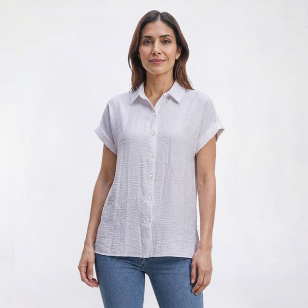 Womens Preswick & Moore® Extended Sleeve Button Front Blouse