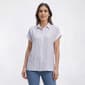 Womens Preswick & Moore® Extended Sleeve Button Front Blouse - image 4