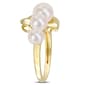 Gemstone Classics™ Yellow Plated Sterling Silver Pearl Ring - image 3