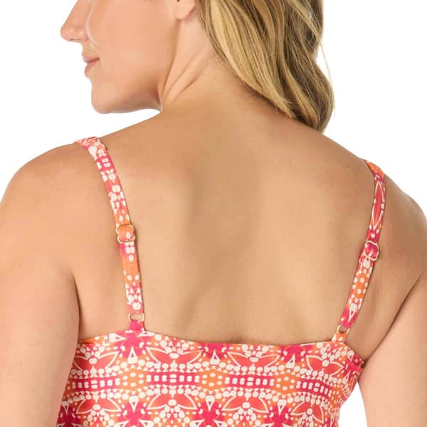 Womens Coco Reef Sunset Batik Ultra Fit Tankini Swim Top