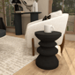 9th & Pike® Modern Black Metal Accent Table - image 7