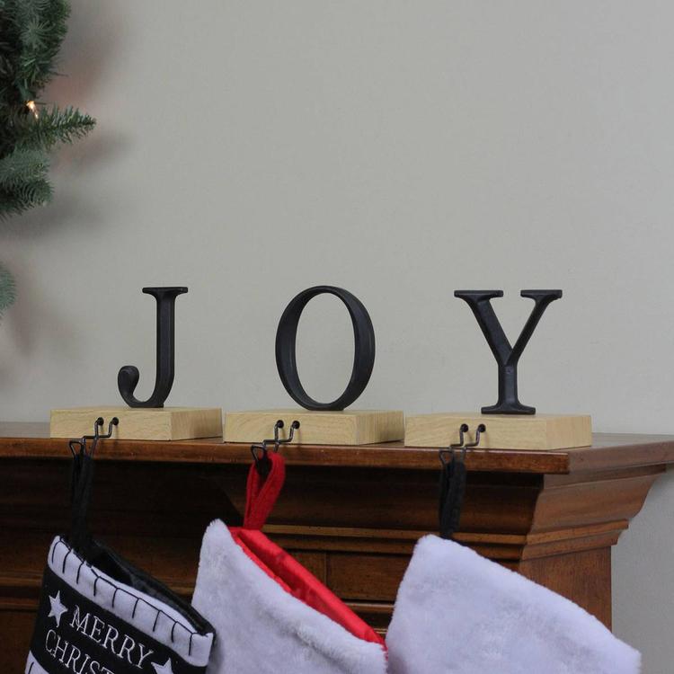 Northlight Set of 3 ”JOY” Stocking Holders