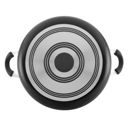 Farberware® DiamondMax™ 10.5-Quart Black Covered Stockpot