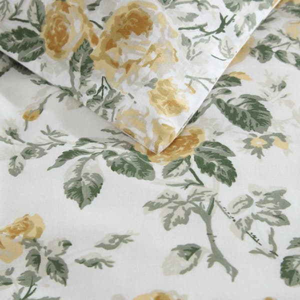 Laura Ashley Roses Cotton Duvet Cover Set